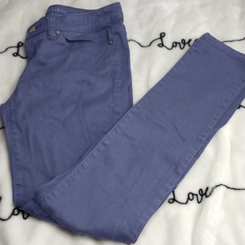 Blue skinny jeans size 2